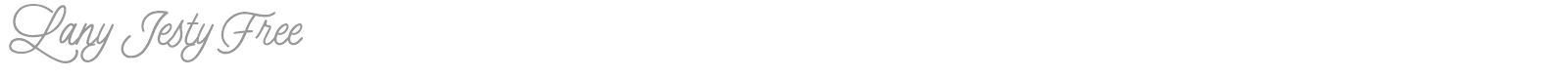 Lany Jesty font preview